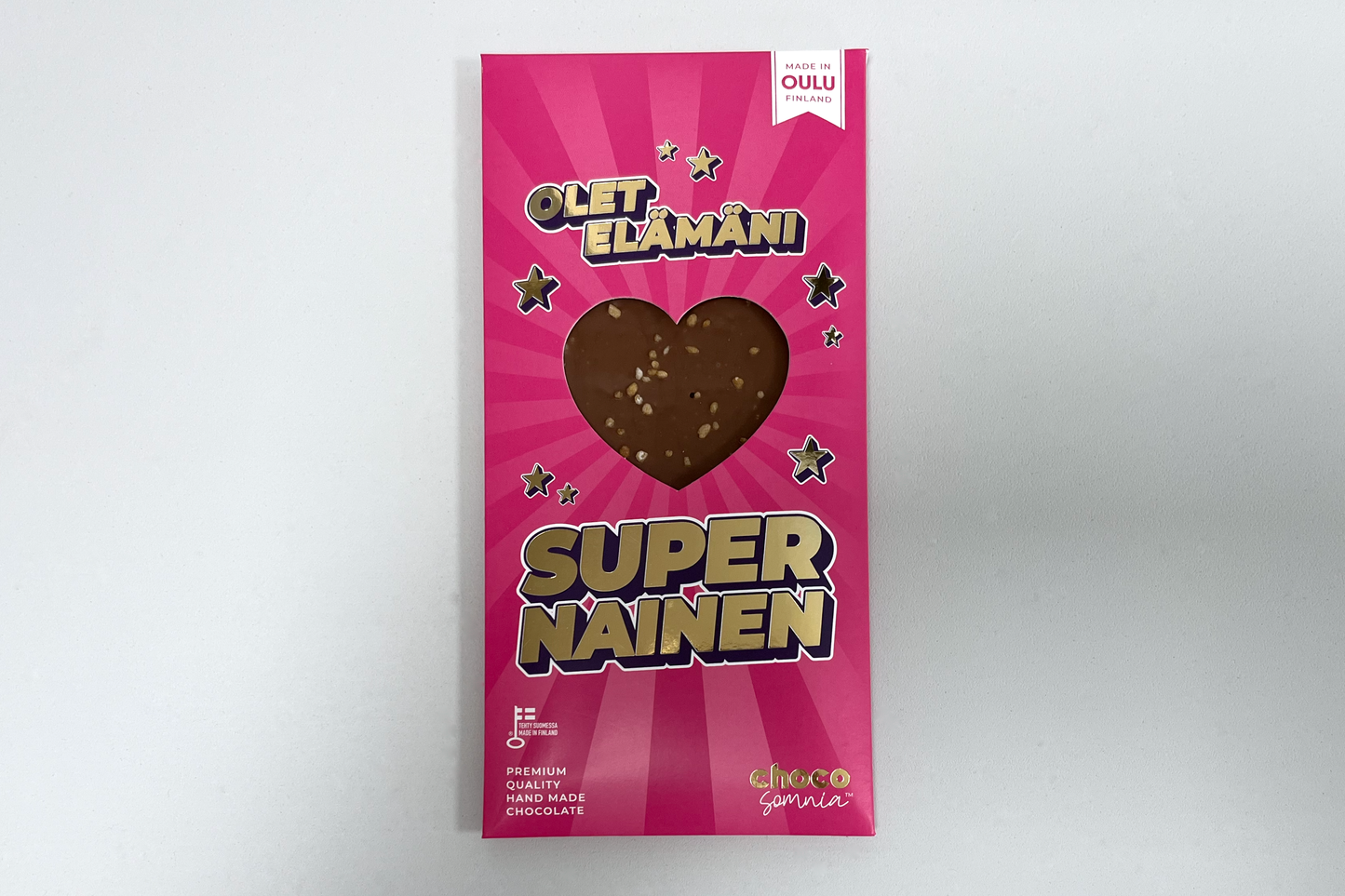 Olet elämäni SUPERNAINEN -suklaalevy
