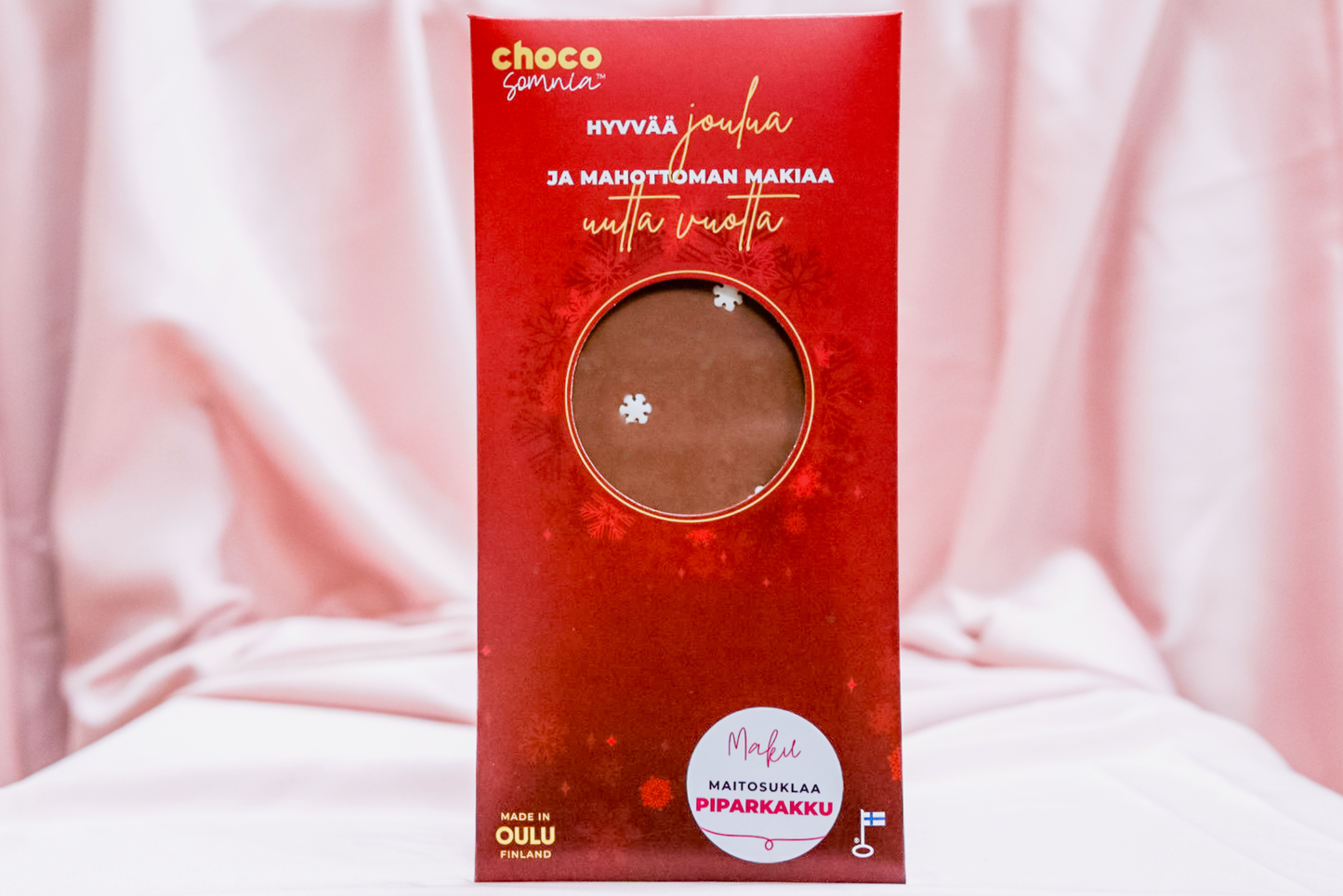 Jouluherkku maitosuklaa-piparkakku