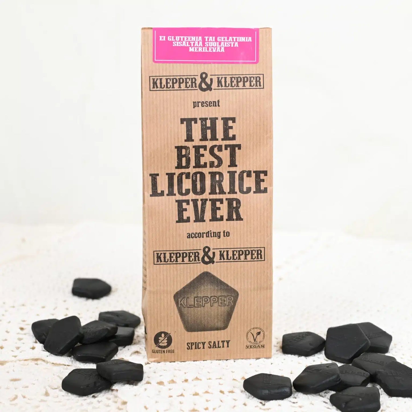 UUTUUS: Salmiakki Klepper salty&spicy (G)