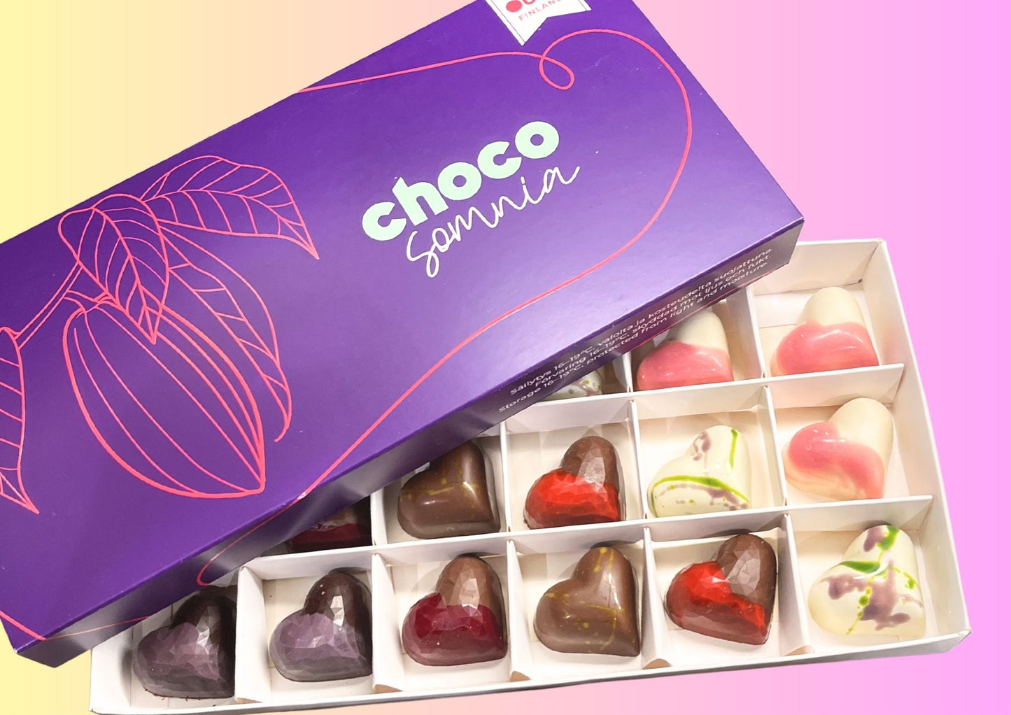 Lempee ja lämpöö 18 konvehdin rasia