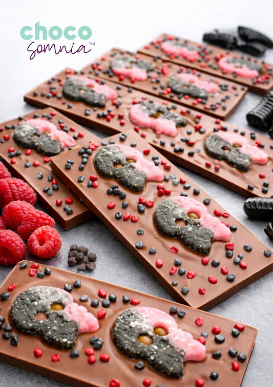 Maitosuklaa - vadelma-lakritsi -Bubs