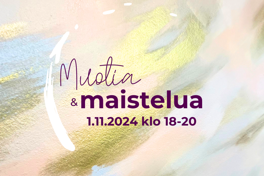 Muotia ja maistelua 1.11.2024 klo 18-20